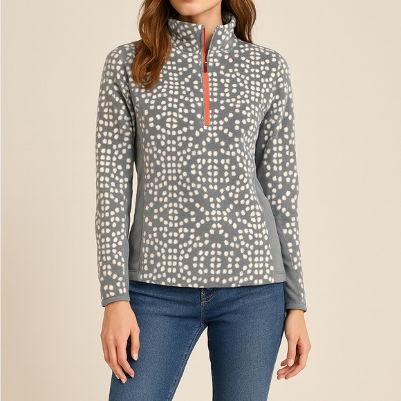 Columbia Tops - Columbia Women's Gray Patterned Sweatshirt